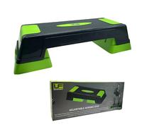 Urban Fitness Adjustable Aerobic Step Charcoal/Green, K-REY-UFA248