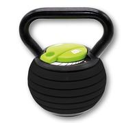 Urban Fitness Adjustable Kettlebell - Max Weight 18kg/40lb, black/green