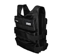 Urban Fitness Adjustable Weighted Vest, Fully Adjustable Weight for Men Women, Running Workout Walking Strength Training Fitness Cardio, Weight Loss, Home Gym Equipment, Black, 30kg