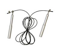 Urban Fitness Cable Skipping Rope Silver/black (One Size)