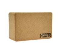 Urban Fitness Cork Yoga Block Natural Yoga Brick for Balance Alignment Stretching Pilates Support Eco Friendly Prop Stability Tool Mobility Aid