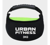 Urban Fitness Fabric Kettlebell 3kg, Black One Size