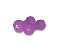 Urban Fitness Hex Dumbbells Neoprene Covered (2 x 1Kg) 2X1Kg