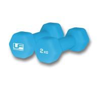 Urban Fitness Hex Dumbbells Neoprene Covered 2 x 2.0kg - Sky (Pair)