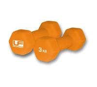 Urban Fitness Neoprene Covered Hex Dumbbells Fitness (Pair) Orange 2 X 3kg, blue, one size, K-REY-UFW034