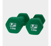 Urban Fitness Hex Dumbbells Pair 1.5kg, Green One Size