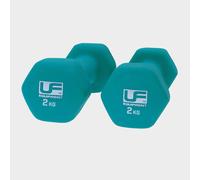 Urban Fitness Neoprene Covered Hex Dumbbells Fitness (Pair) Blue 2 X 2kg, one size, K-REY-UFW033