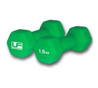 Urban Fitness Neoprene Covered Hex Dumbbells Fitness (Pair) Green 2 x 1.5kg