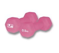 Urban Fitness Neoprene Hexagon Dumbell Pack of 2 in Pink | Size: 500 Urban Fitness Pink 500