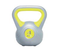 Urban Fitness Powder Coated Cast Iron Kettlebell 4kg Yellow UFW0804