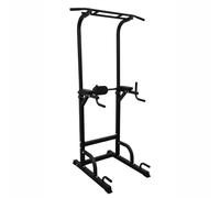 Urban Fitness Power Tower, Adjustable 5 in 1 Pull Up Station, Black