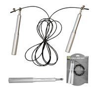 Urban Fitness Unisex Urban Fitness Cable Jump Rope 3m, White, One Size UK