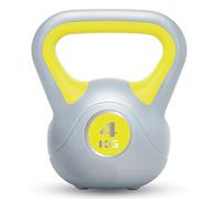 Urban Fitness Unisex Urban Fitness Vinyl Kettlebell, yellow, One Size UK, 4.0 kg