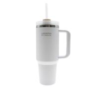Urban Fitness VitalSip Bottle, Cold Hot Drink Travel Mug,1.2L Water Bottle with Handle, Tumbler Cup, BPA-Free, Stylish Modern Design, Frosty White