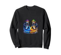 Urban Focus Street Art Clash Graphic Sweatshirt