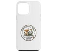 Urban Foraging Funny City Sidewalk Snacker Botanical Badge Case for iPhone 13 Pro Max