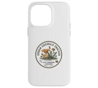 Urban Foraging Funny City Sidewalk Snacker Botanical Badge Case for iPhone 14 Pro Max