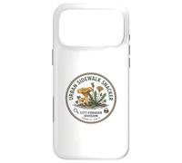 Urban Foraging Funny City Sidewalk Snacker Botanical Badge Case for iPhone 17 Pro Max