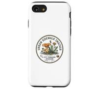 Urban Foraging Funny City Sidewalk Snacker Botanical Badge Case for iPhone SE (2020) / 7/8
