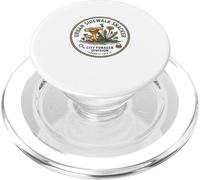 Urban Foraging Funny City Sidewalk Snacker Botanical Badge PopSockets PopGrip for MagSafe