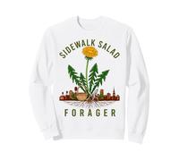 Urban Foraging Sidewalk Salad Dandelion Gatherer Sweatshirt