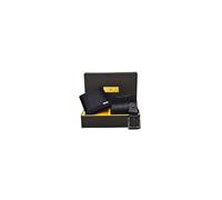 Urban Forest Brian Leather Wallet & Belt Combo Gift Set for Men, Black, adjustable, Casual, Black, adjustable