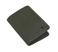 URBAN FOREST Joe Vintage Leather Wallet for Men, Vintage Green, Contemporary