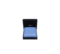 URBAN FOREST Leather Men's Wallet, Light Blue/White, Casual