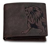 URBAN FOREST Leo Leather Wallet for Men, Brown, Vintage