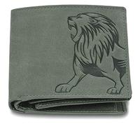 Urban Forest Leo Leather Wallet for Men, Vintage Green, 13 cm (H) x 11 cm (W) x 2.5 cm (D), Two Fold Wallet