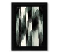 Urban Forms in Grey Abstract Framed Wall Art Print A3 (42×29.7cm) Black, Wall Decor for Living Room, Bedroom, Office & Home, Ready to Hang, Art Gift