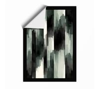 Urban Forms in Grey Abstract Unframed Wall Art Print A3 (42×29.7cm), Wall Decor for Living Room, Bedroom, Office & Home, Art Gift