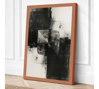 Urban Fragments Industrial Canvas Wall Art Print 18x12 Inch