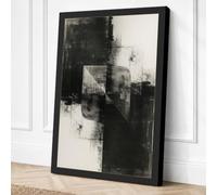 Urban Fragments Industrial Canvas Wall Art Print 18x12 Inch