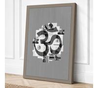 Urban Fragments Industrial Canvas Wall Art Print 30x20 Inch