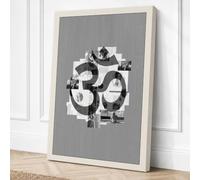 Urban Fragments Industrial Canvas Wall Art Print 30x20 Inch (76 x 51 cm)
