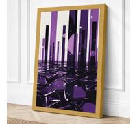 Urban Fragments Industrial Canvas Wall Art Print 36x24 Inch