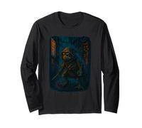 Urban Frog Warrior - Cyberpunk Amphibian Fighter Long Sleeve T-Shirt