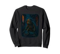 Urban Frog Warrior - Cyberpunk Amphibian Fighter Sweatshirt