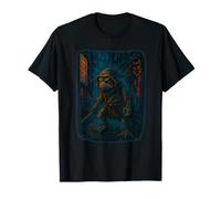 Urban Frog Warrior - Cyberpunk Amphibian Fighter T-Shirt