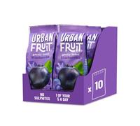 URBAN FRUIT Blueberry - Sharing Pack - Gently Baked Fruit - Healthy - Vegan - 10 x 75g