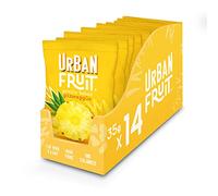Urban Fruit Dried Pineapple Packs - Gently Baked Fruit - Healthy - Vegan - 14 x 35 g