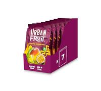 URBAN FRUIT Mango & Passionfruit - Sharing Pack - Gently Baked Fruit - Healthy - Vegan - 7 x 85g