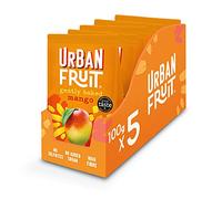 URBAN FRUIT Mango - Sharing Pack - Gently Baked Fruit - Healthy - Vegan - 5 x 100g