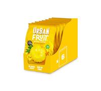 URBAN FRUIT Pineapple - Gently Baked Fruit - No Added Sugar - Healthy - Vegan - 6 x 100 g