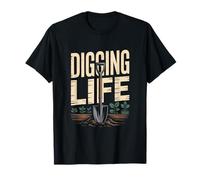 Urban Gardening Digging Life Shovel Roots Plants T-Shirt