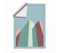 Urban Geometry Art Deco Unframed Wall Art Print A2 (59.4×42cm), Wall Decor for Living Room, Bedroom, Office & Home, Art Gift