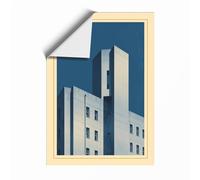 Urban Geometry Art Deco Unframed Wall Art Print A3 (42×29.7cm), Wall Decor for Living Room, Bedroom, Office & Home, Art Gift