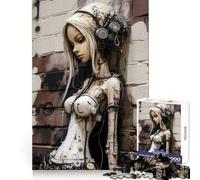 Urban Girl V 1000 Pieces Jigsaw Puzzles for Teenagers Reasoning Practice Calm Recreation Premium Edges Thoughtful Gift (38x52cm)