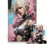 Urban Girl V Adults Puzzles 1000 Piece Jigsaws Recall Skill Fun High Precision Die Cut Easy to Learn Family Enjoyment (38x26cm)